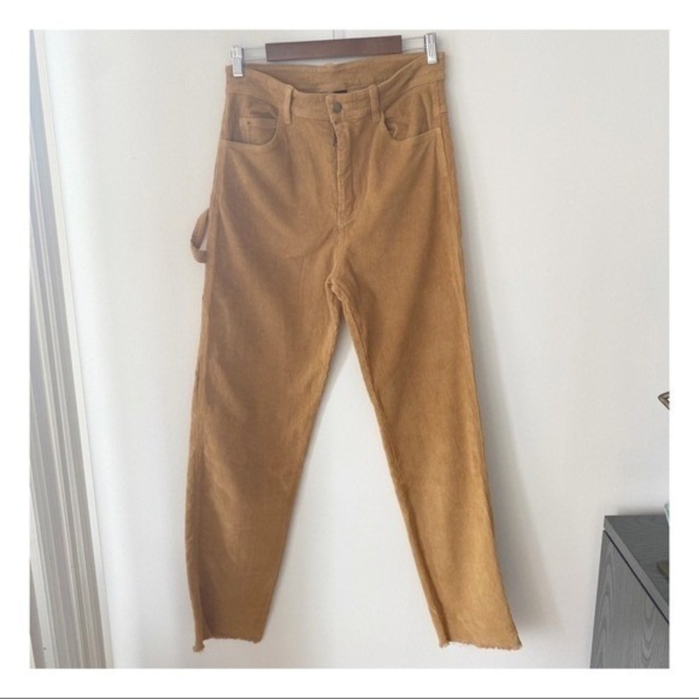 Drewhouse Corduroy Carpenter Pants Camel Straight Fit size 28
